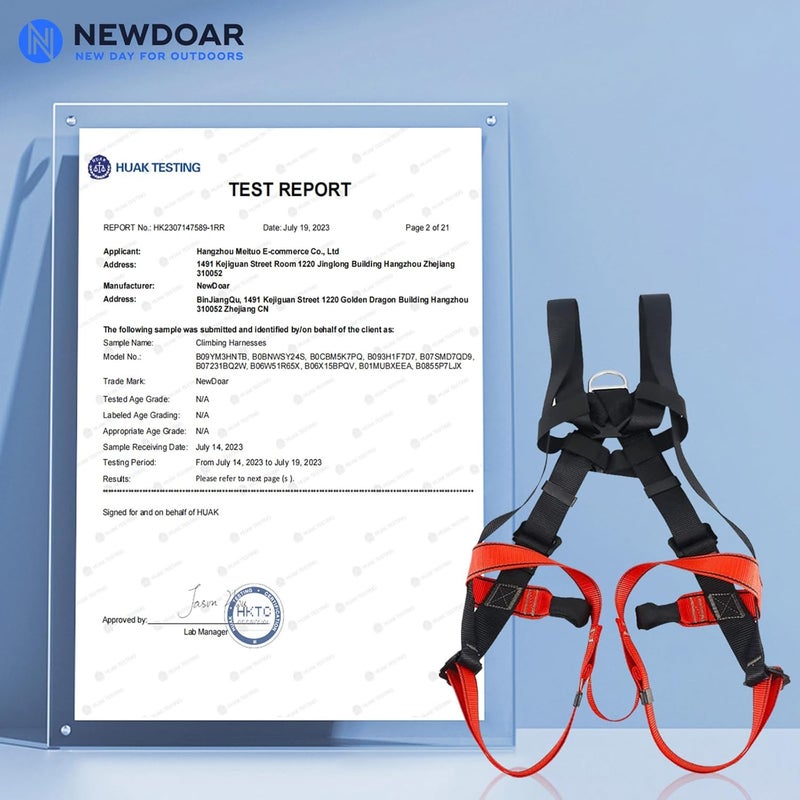 Newdoar Climbing Harness CE Certification Rock Climbing Rappelling Equipment Body Guard Protect Rappelling Rescuing Equip - Image 2